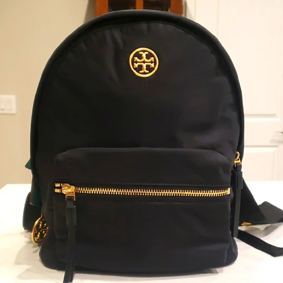 Tory Burch | Bags | Tory Burch Black Nylon Small Piper Zip  display picture 3